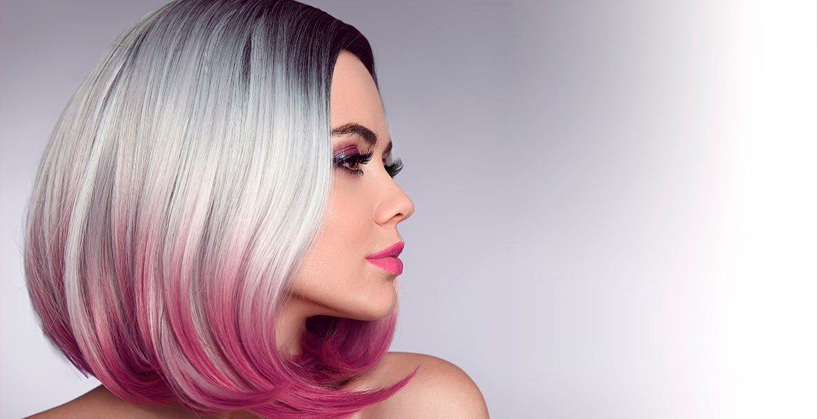 Use a máscara de cabelo para obter cabelo colorido